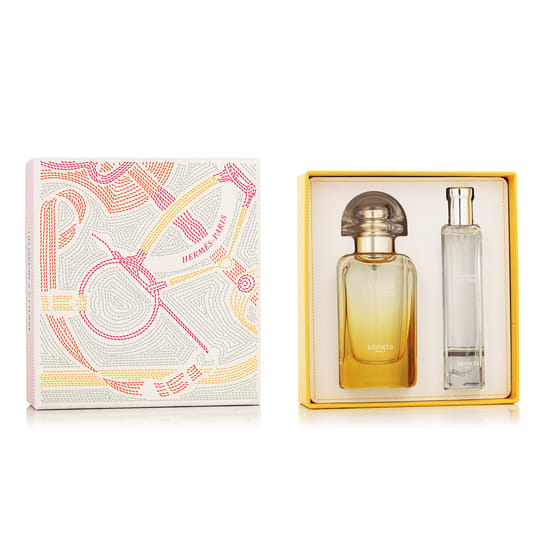 Bottle of Hermès Un Jardin à Cythère 50 ml with a mini version 15 ml