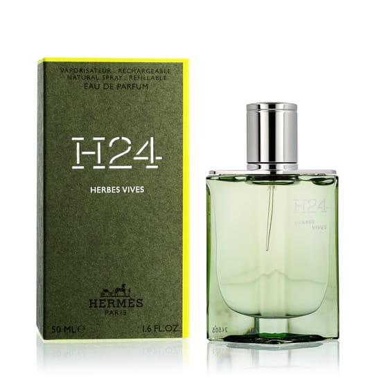 Hermès h24 herbes vives eau de parfum refillable 50 ml bottle