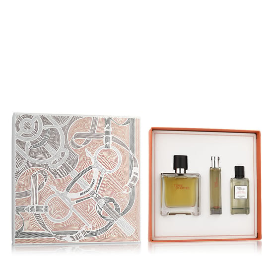 Hermès Terre D'Hermès Parfum set with body and hair care products