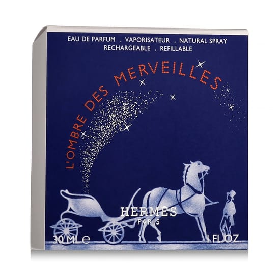 Hermès L'Ombre des Merveilles EDP luksuslik pakend Elegantne Hermès L'Ombre des Merveilles EDP pudel