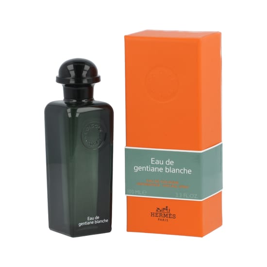 Minimalist bottle of Hermès Eau de Gentiane Blanche EDT exuding elegant freshness