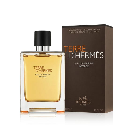 Элегантный флакон Hermès Terre d’Hermès Intense EDP