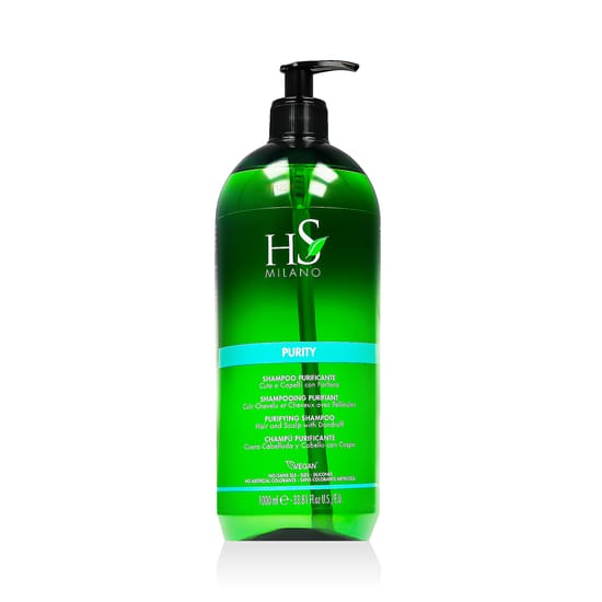 Hs milano purity purifying shampoo pudeli lähivõte