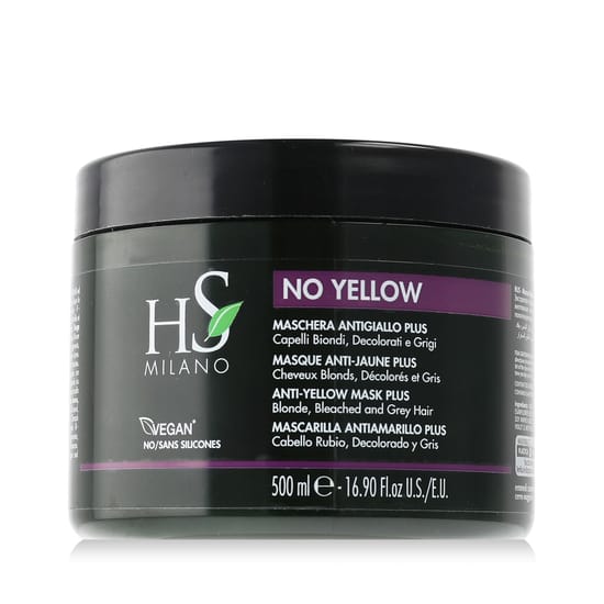 HS Milano No Yellow Anti-Yellow Mask in Modern Jar with Minimalist Design