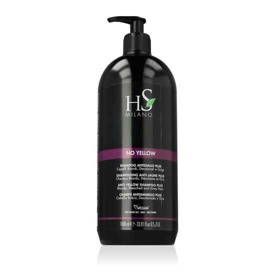 Bottle of HS Milano No Yellow Anti-Yellow Shampoo