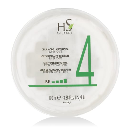 HS Milano 4 Shiny Modelling Wax lähedalt stiilses pakendis