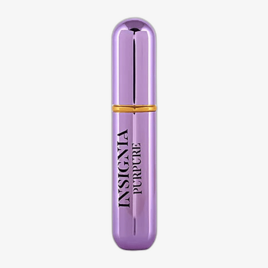 Оригинальная упаковка Hamidi Insignia Purpure EDP 10 Крупный план бутылки Hamidi Insignia Purpure EDP 10