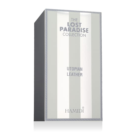 Hamidi The Lost Paradise Utopian Leather EDP originaalkujundus Minimalistliku disainiga Hamidi The Lost Paradise Utopian Leather EDP pudel