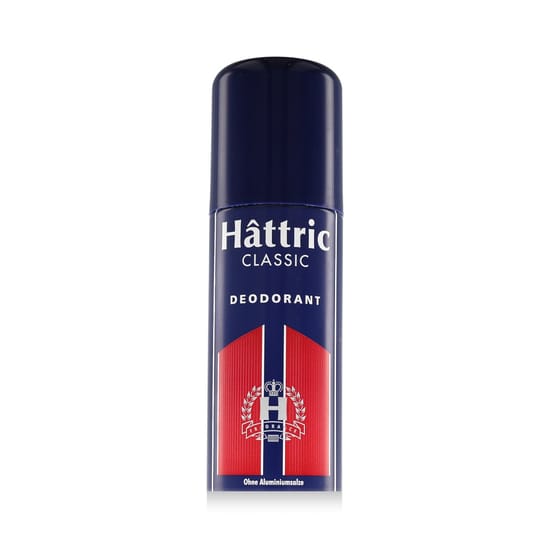 Hattric classic deodorant vapo in a spray bottle