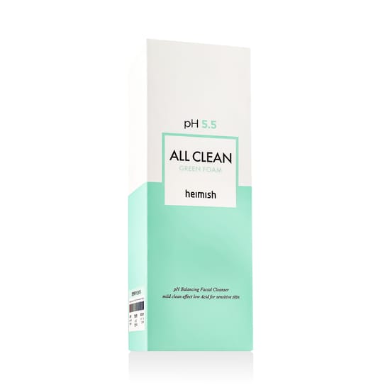 Heimish All Clean Green Foam näopuhastusvaht pakendis