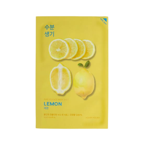Holika Holika Pure Essence Lemon pakendi kujundus Holika Holika Pure Essence Lemon essentsi pudel niisutava tekstuuriga