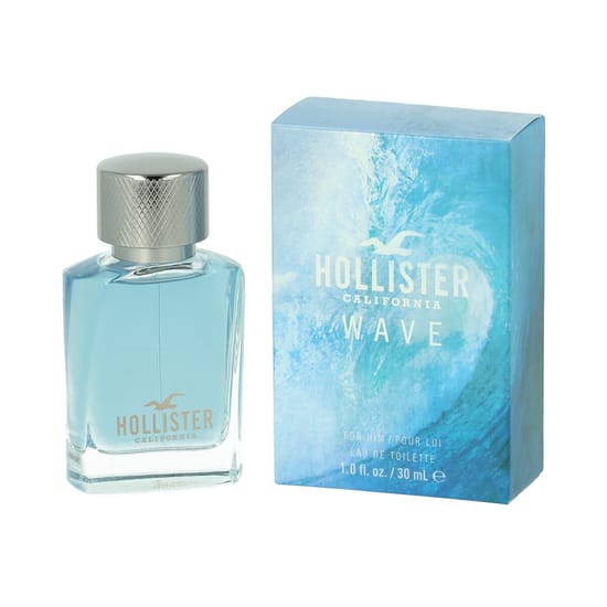 Аромат для мужчин Hollister California Wave For Him EDT Флакон и упаковка Hollister California Wave For Him EDT