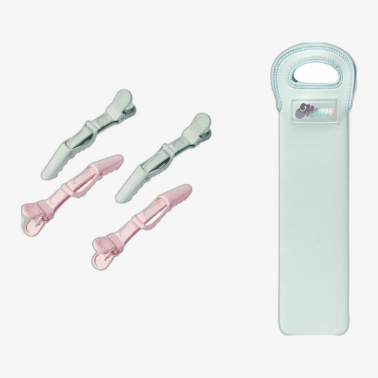 Hot tools hair clips packaging and details Set of hot tools hair clips for professional styling