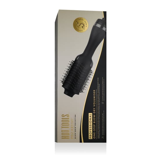 Close-up of Hot Tools Professional Volumizer Black Gold for hair styling
