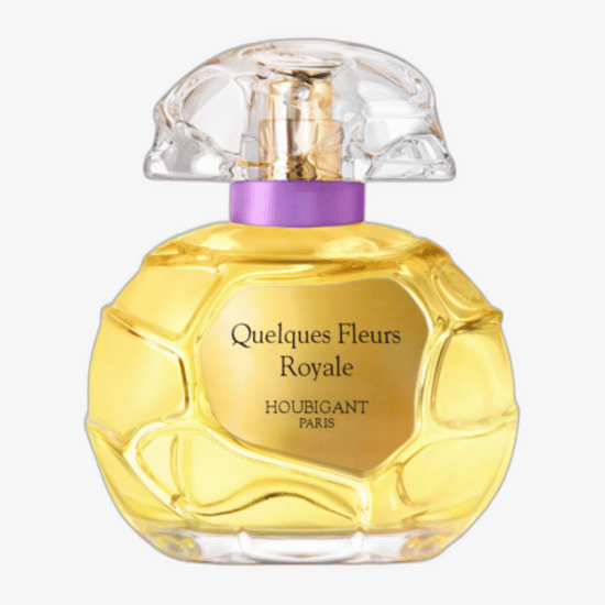 Houbigant Quelques Fleurs Royale Eau De Parfum Extreme bottle, elegant floral perfume presentation