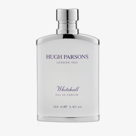 Hugh Parsons Whitehall EDP pakendi disain Elegantne pudel Hugh Parsons Whitehall EDP