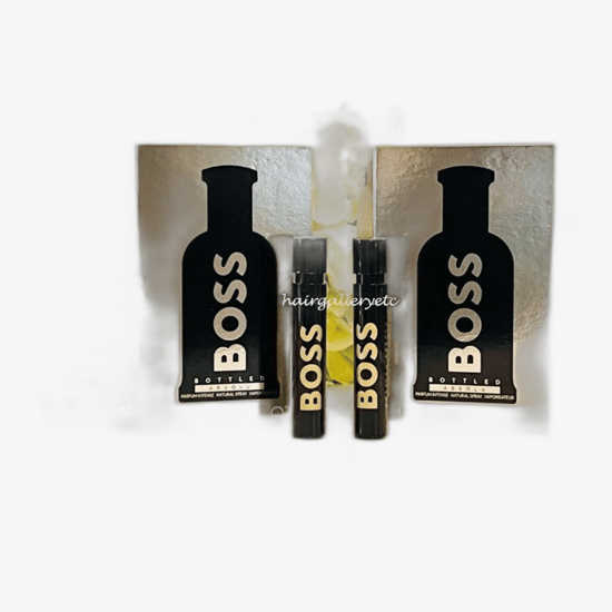 Boss Bottled Absolu Parfum Intense näidissprei lähivõte