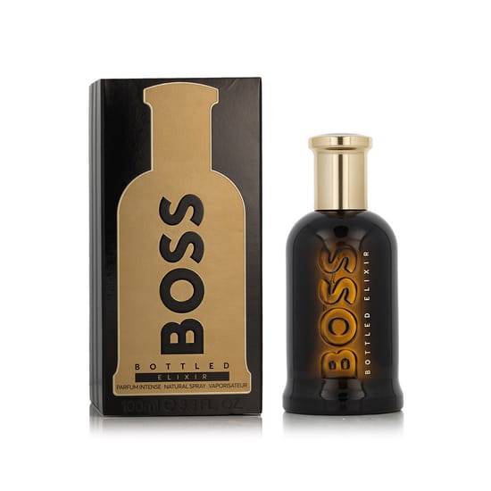 Elegant bottle of Hugo Boss Boss Bottled Elixir Parfum Intense