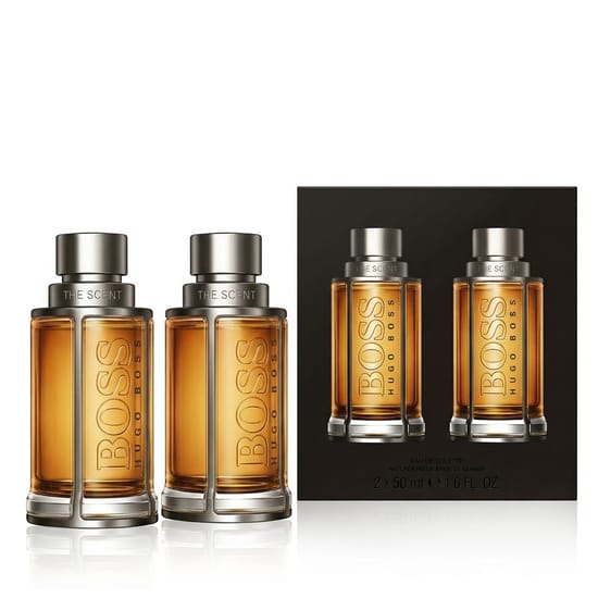 Unpacked bottle of Hugo Boss Boss The Scent For Him EDT, elegant and minimalist design