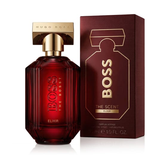 Стильный флакон Boss The Scent Elixir For Her Parfum Intense, элегантный женский аромат