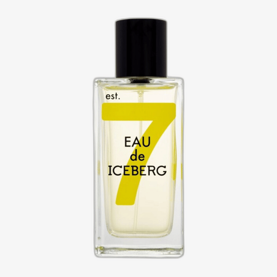 Elegant bottle of Iceberg Eau de Iceberg Italian Bergamot EDT
