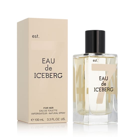 Close-up image of Iceberg Eau de Iceberg For Her EDT bottle