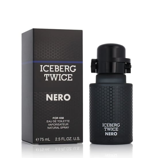 Elegant bottle of iceberg twice nero for him edt