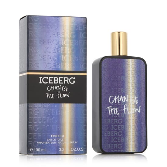 Stylish bottle of Iceberg Change The Flow for Him EDT
