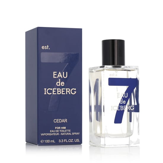 Sophisticated bottle of Iceberg Eau de Iceberg Cedar EDT