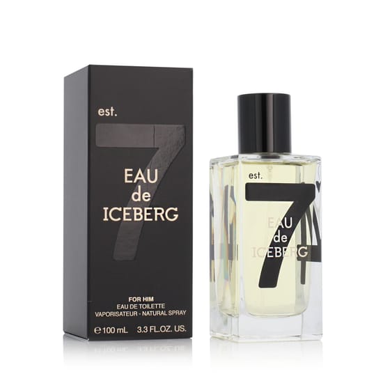 Bottle of Iceberg Eau de Iceberg For Him EDT close-up