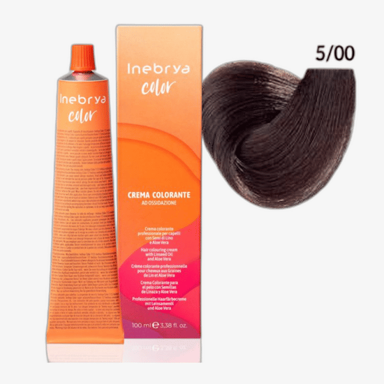 Inebrya Color Natural Intense (5/00 hele intensiivne kastan) pudel