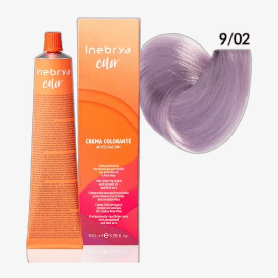 Inebrya Color Violet (9/02) juuksevärvimise pudel