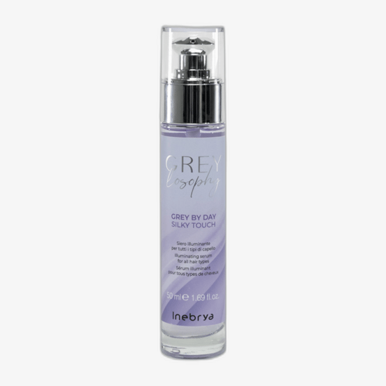 флакон Inebrya GREYlosophy Grey By Day Serum на светлом фоне