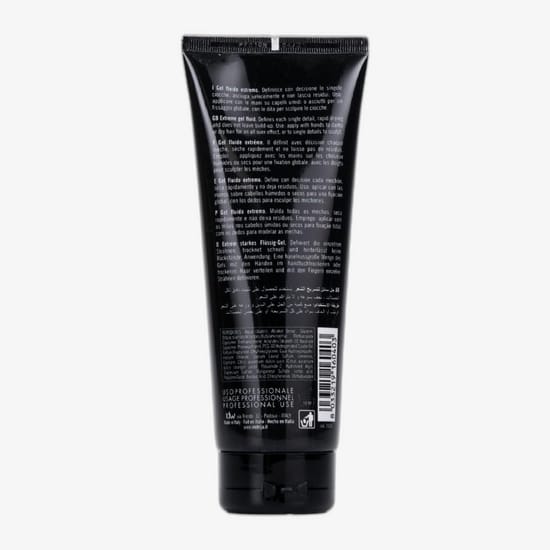 Inebrya Style-In Fluiding Gel bottle close-up for unisex hair styling