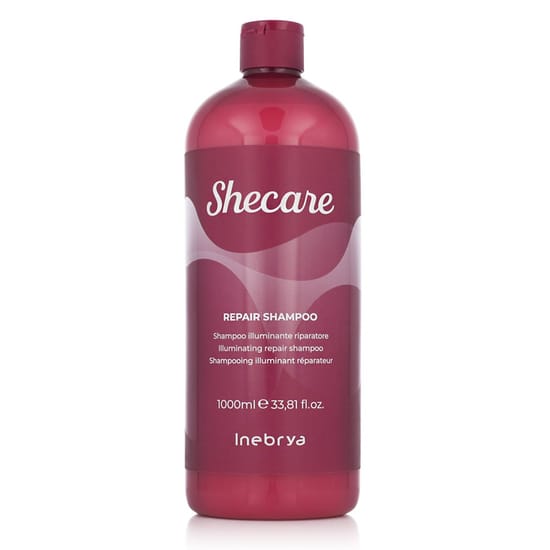 Inebrya shecare repair shampoo bottle front view