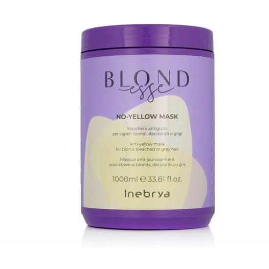 Inebrya BLONDesse No-Yellow Mask 1000 ml in a sleek container