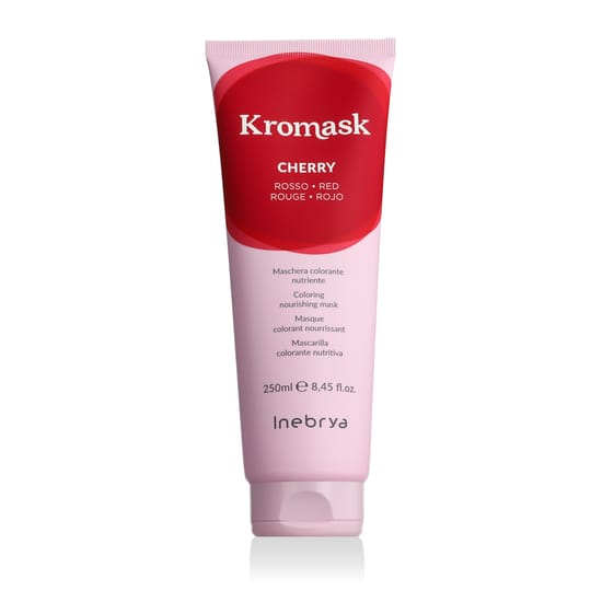 Увлажняющая маска inebrya kromask cherry для окрашенных волос