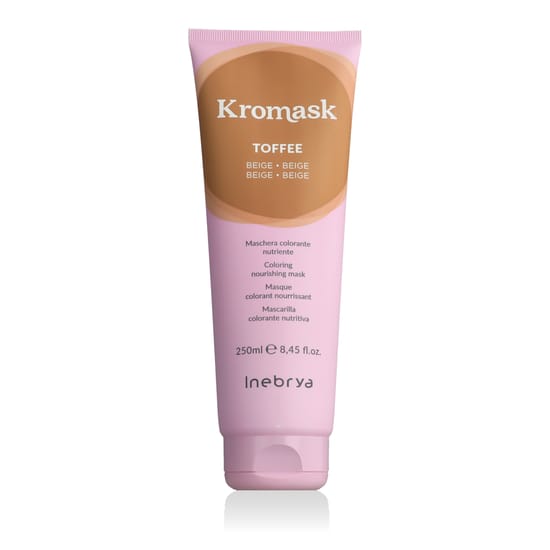 Inebrya Kromask Coloring Nourishing Mask Toffee in a jar