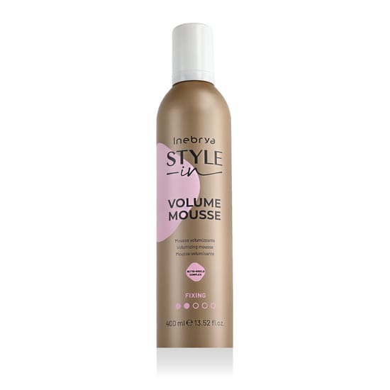 Inebrya Style-In Volume Mousse packaging Inebrya Style-In Volume Mousse hair volume mousse