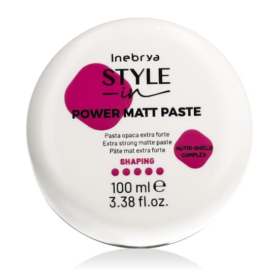 Inebrya Style-In Power Matt Paste Extra Strong in a Stylish Container