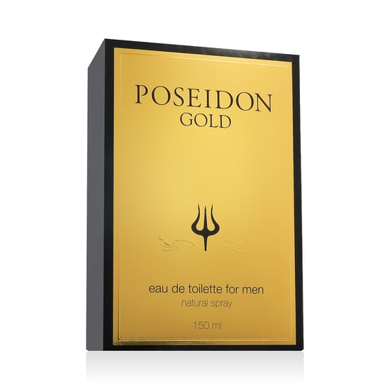 Оригинальная упаковка Instituto Español Poseidon Gold EDT Флакон Instituto Español Poseidon Gold EDT крупным планом