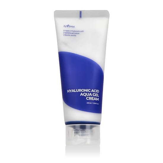 Бутылка Isntree Hyaluronic Acid Aqua Gel Cream с аква-гель текстурой