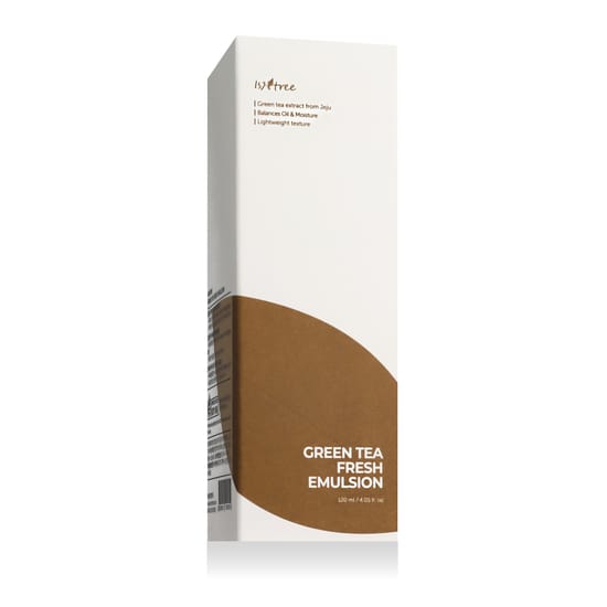 Увлажняющая эмульсия Isntree Green Tea в упаковке