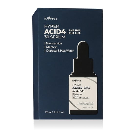 Сыворотка Isntree Hyper Acid4 30 Serum – флакон, детали состава