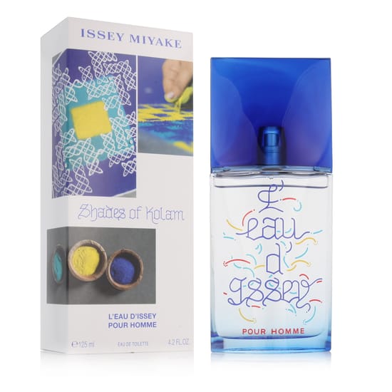 Original packaging of Issey Miyake L'Eau d'Issey Pour Homme Shades of Kolam EDT Elegant bottle of Issey Miyake L'Eau d'Issey Pour Homme Shades of Kolam EDT