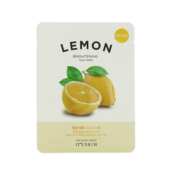 Близкий план маски It's Skin The Fresh Mask Lemon для осветления кожи