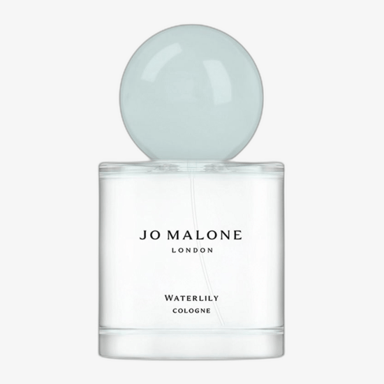 Bottle of Jo Malone Waterlily EDT with floral design