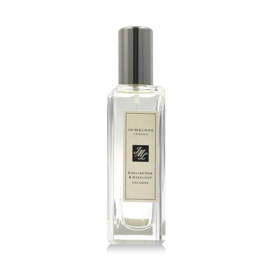 30 ml bottle of English Oak & Hazelnut Eau de Cologne, refined and minimalist design