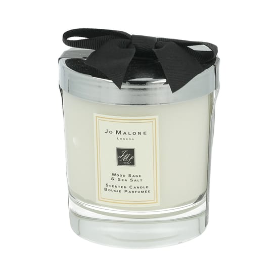 Elegant Jo Malone Wood Sage & Sea Salt Parfume Candle in a Stylish Setting