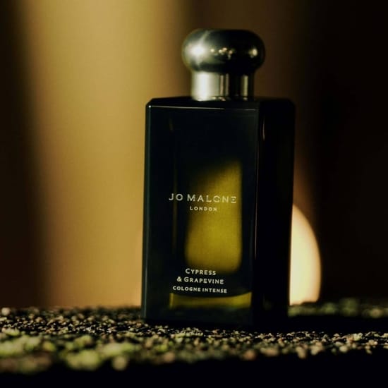Jo Malone London Cypress & Grapevine Cologne Intense lõhna pakend Elegantne pudel Jo Malone London Cypress & Grapevine Cologne Intense
